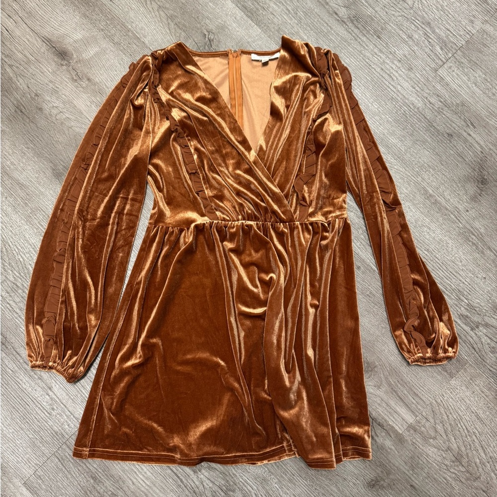 Velvet Long Sleeve Dress